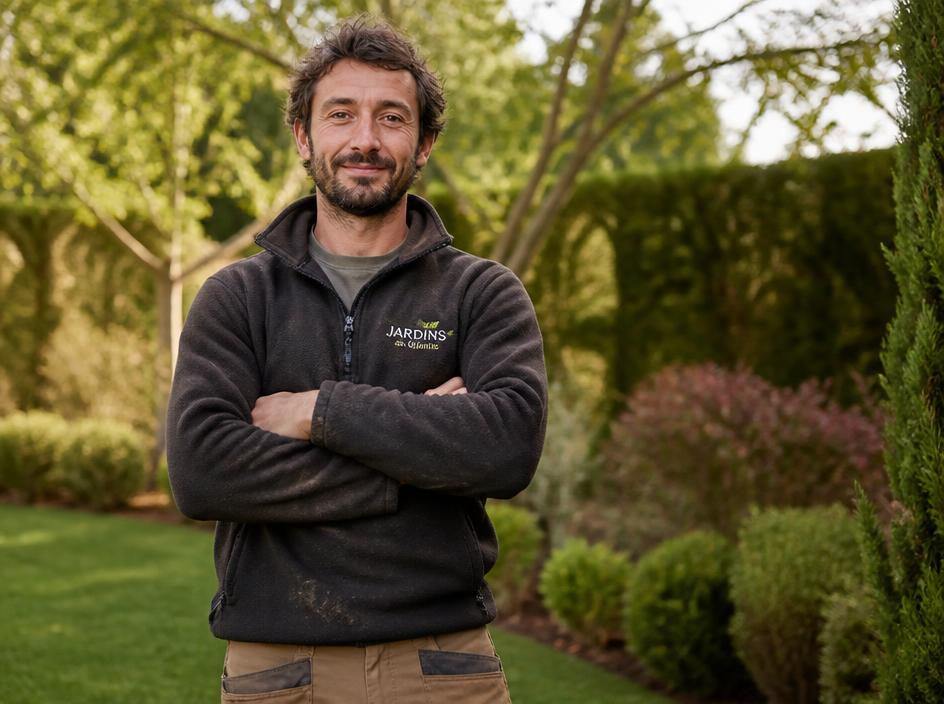 Artisan au travail dans un espace vert en Moselle